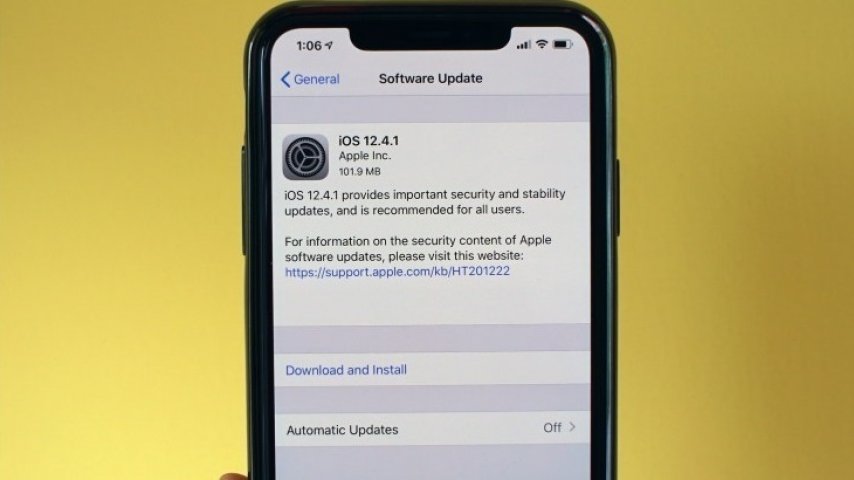 Jealbreak Açığını Düzelten iOS 12.4.1 Güncellemesi Yayınlandı