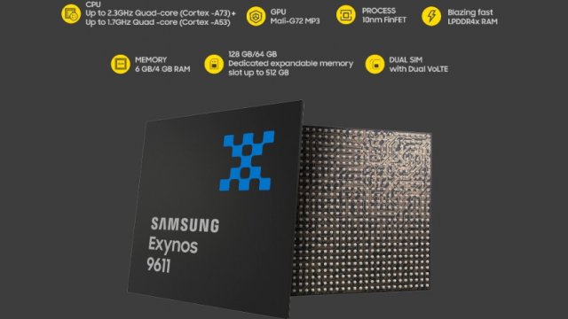 Samsung, Yeni İşlemcisi Exynos 9611’i duyurdu