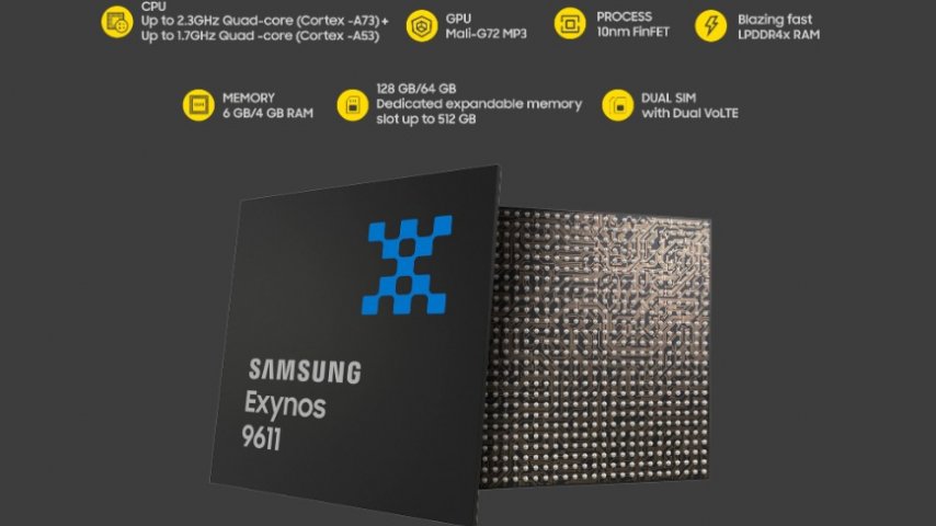 Samsung, Yeni İşlemcisi Exynos 9611’i duyurdu