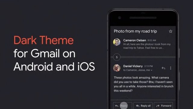 Gmail, Karanlık Mod Özelliğine Sahip Oldu