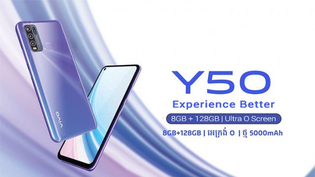 Vivo 8 GB RAM’li Yeni Telefonu Vivo Y50’yi Tanıttı