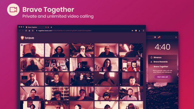 Brave'in Gizlilik Odaklı Görüntülü Konuşma Uygulaması Brave Together Kullanıma Sunuldu