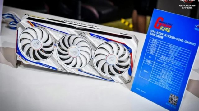 Asus GeForce RTX 3090 ROG STRIX GUNDAM Temalı Ekran Kartı Tanıtıldı