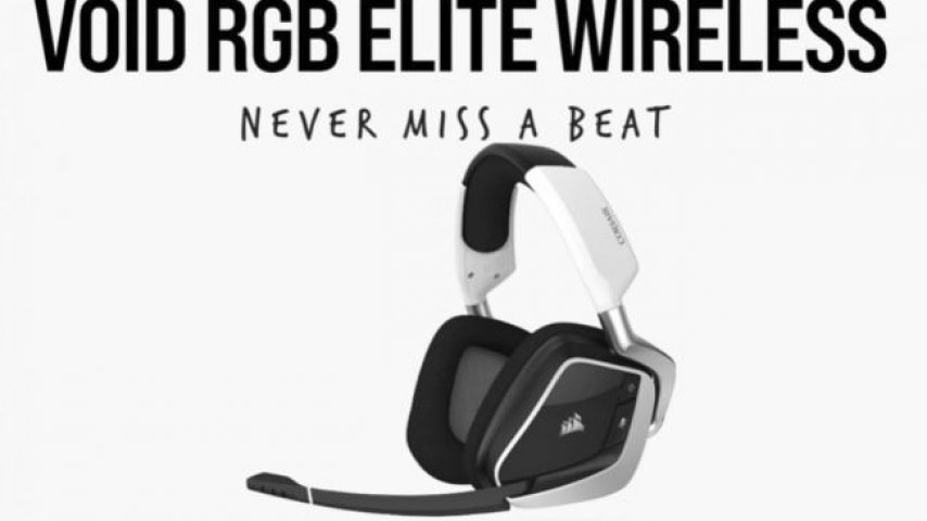 Corsair Void RGB Elite White Oyuncu Kulaklığı Karşınızda!