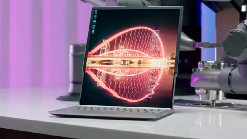 Lenovo, Yuvarlanabilen Ekran Teknolojili Bilgisayarını Tanıttı