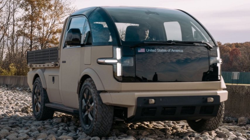 4 yıllık Canoo, ABD ordusuna elektrikli kamyonet üretti
