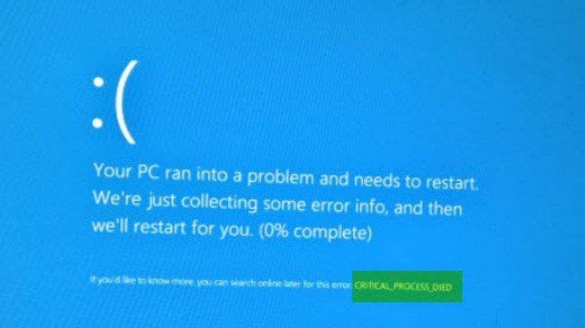 critical_process_died Hatası Nasıl Çözülür?