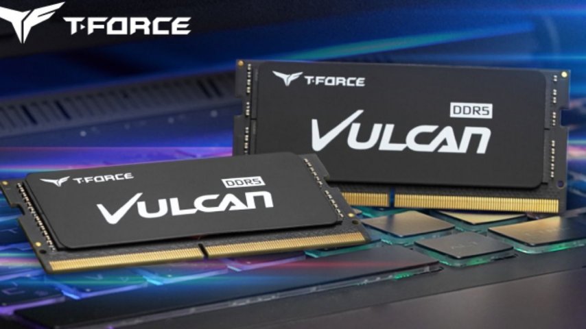 TeamGroup, Oyun Dizüstü Bilgisayarları İçin T-Force Vulcan DDR5-5200 SO-DIMM Bellek Modüllerini Tanıttı