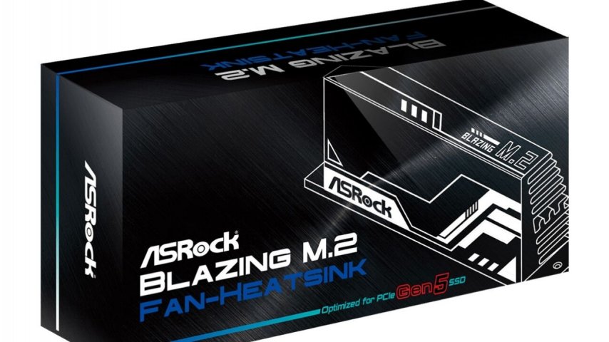 ASRock, Blazing M.2 Gen5 Fanlarını Tanıttı