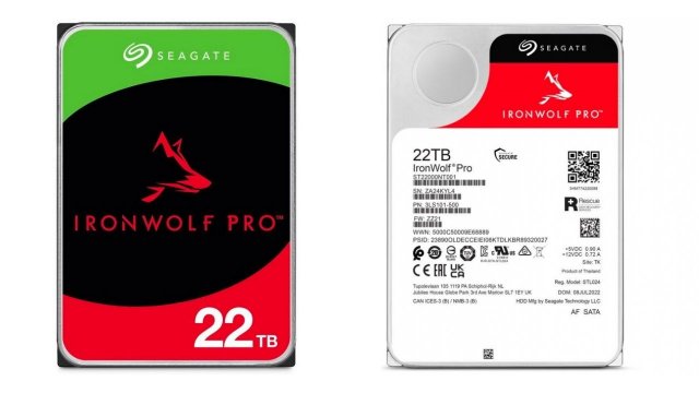 Seagate IronWolf Pro 22 TB Sabit Diskini Duyurdu