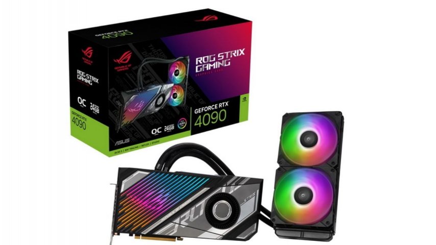 ASUS, GeForce RTX 4090 ROG Strix LC ekran kartını tanıttı