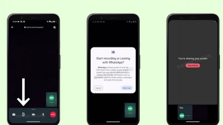 WhatsApp, Android Telefonlar İçin Ekran Paylaşımı Testine Başladı