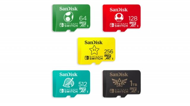 SanDisk, Nintendo Switch için 1 TB microSD hafıza kartını tanıttı!