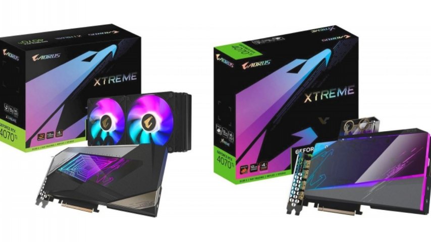 Gigabyte, RTX 4070 Ti Aorus Waterforce ile Sıvı Soğutmalı İki Yeni Ekran Kartı Çıkarmayı Planlıyor