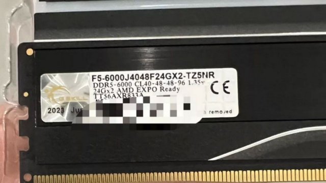 G.Skill, AMD Ryzen Destekli 24 GB DDR5-6000 Bellek Modüllerini Piyasaya Sürecek