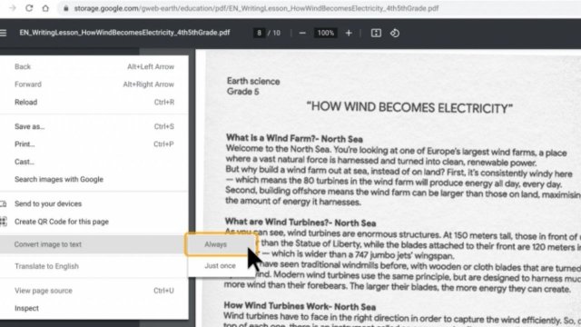 Google Chrome Yakında PDF Dosyalarını Sesli Okunabilir Metne Dönüştürebilecek