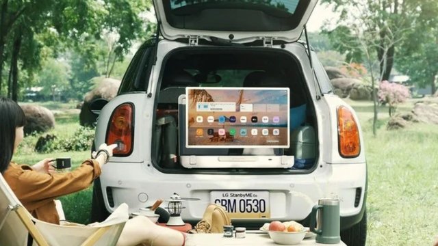 Kampçılar müjde! LG, şarjı 3 saat giden 27 inç StanbyME Go TV'yi tanıttı