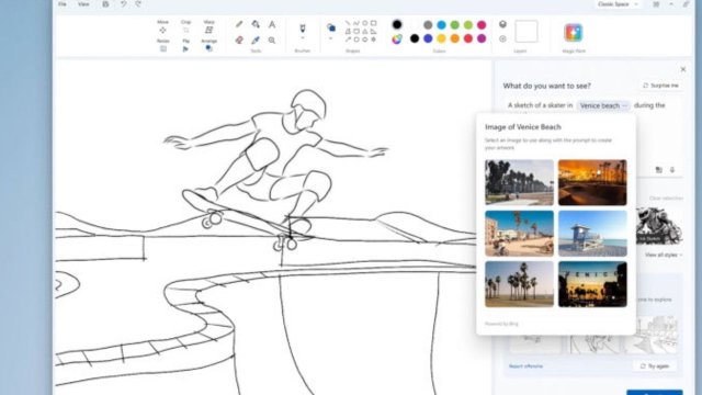 Olmaz demeyin oldu! Paint'e yapay zeka desteği geliyor