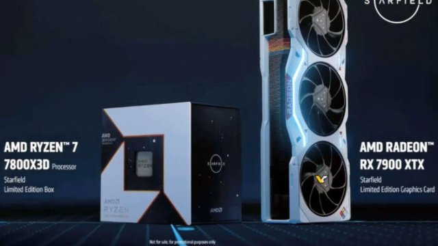 AMD, Ryzen 7 7800X3D İşlemci ve Radeon RX 7900 XTX Starfield Limited Edition Ekran Kartını Tanıttı
