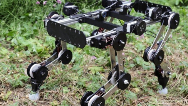 İsviçre'de motorsuz bile çalışan robot köpek yapıldı