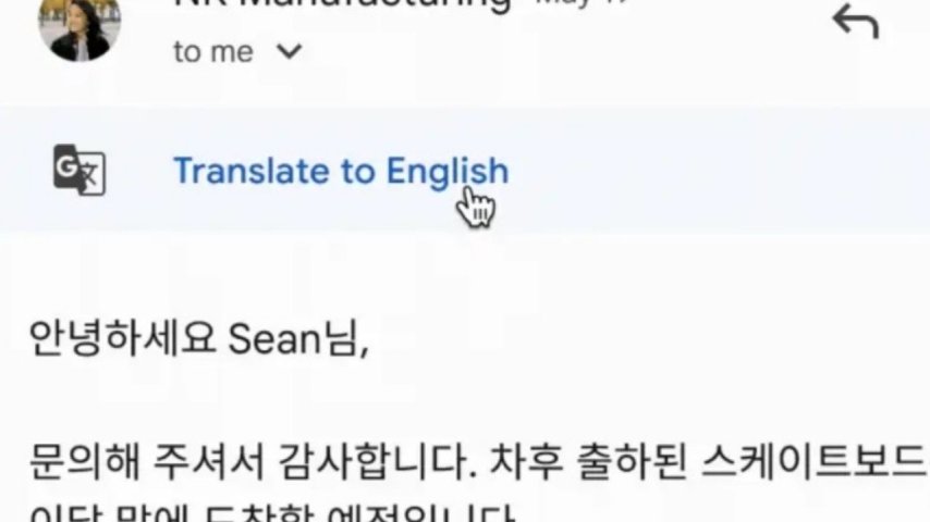 Twitter'da olan Google Translate özelliği nihayet Gmail Mobile'a geldi!