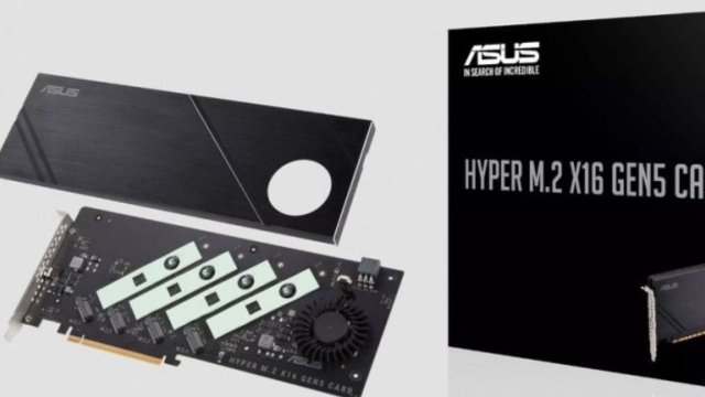 ASUS Hyper M.2 x16 Gen5 tanıtıldı! İşte fiyatı ve özellikleri