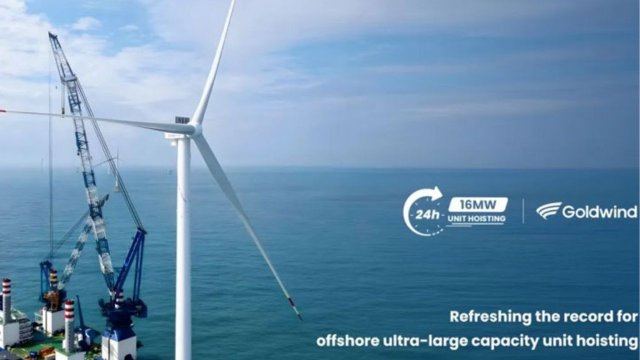 Nasıl yapıyorlar? Çinliler, 24 saatte tam 16 MW'lık türbin yapabiliyor