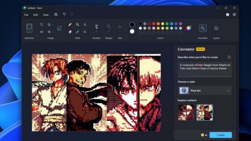 İki kere okuyacaksınız! Paint artık yapay zeka destekliyor