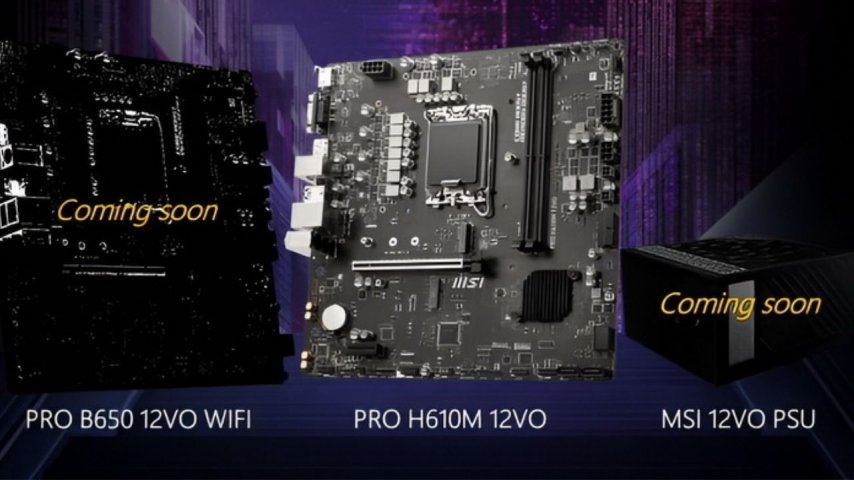 MSI'dan AMD Soket AM5 ve ATX12VO'li yeni anakart! 