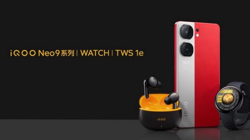 iQOO, TWS 1e kablosuz kulaklıkları ve ilk akıllı saati iQOO Watch'u tanıttı