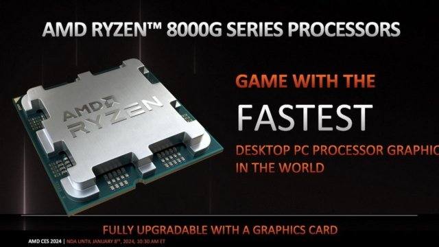 AMD, AI destekli Ryzen 8000G masaüstü işlemcilerini tanıttı