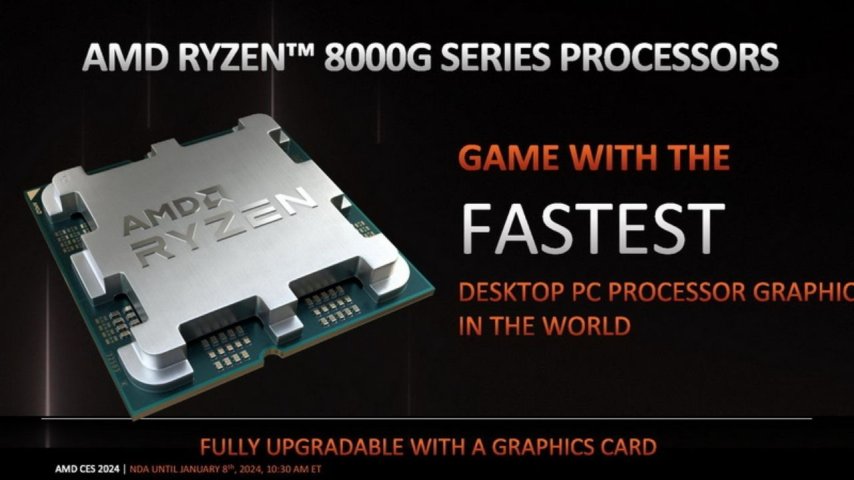AMD, AI destekli Ryzen 8000G masaüstü işlemcilerini tanıttı