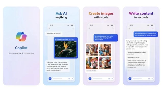 Microsoft'un Copilot AI sohbet robotu iOS'ta!