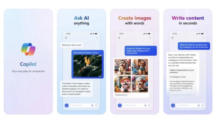 Microsoft'un Copilot AI sohbet robotu iOS'ta!