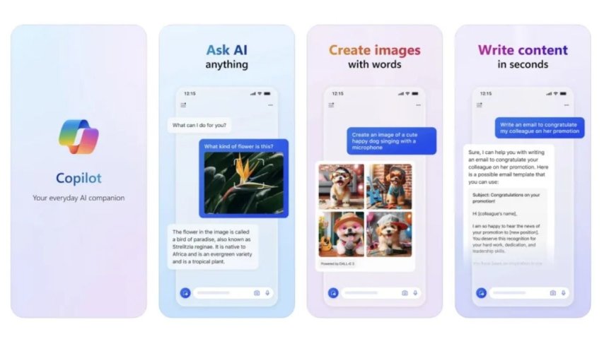 Microsoft'un Copilot AI sohbet robotu iOS'ta!