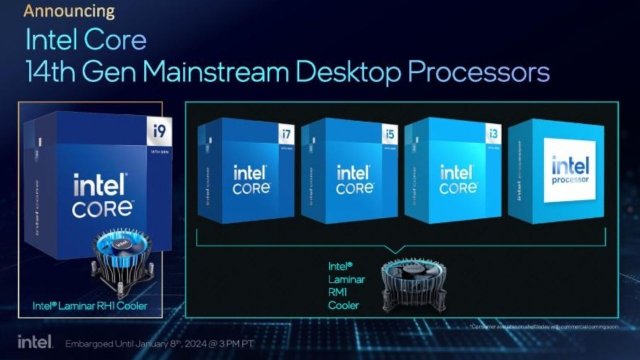 Intel, 18 yeni Raptor Lake Refresh masaüstü işlemci tanıttı