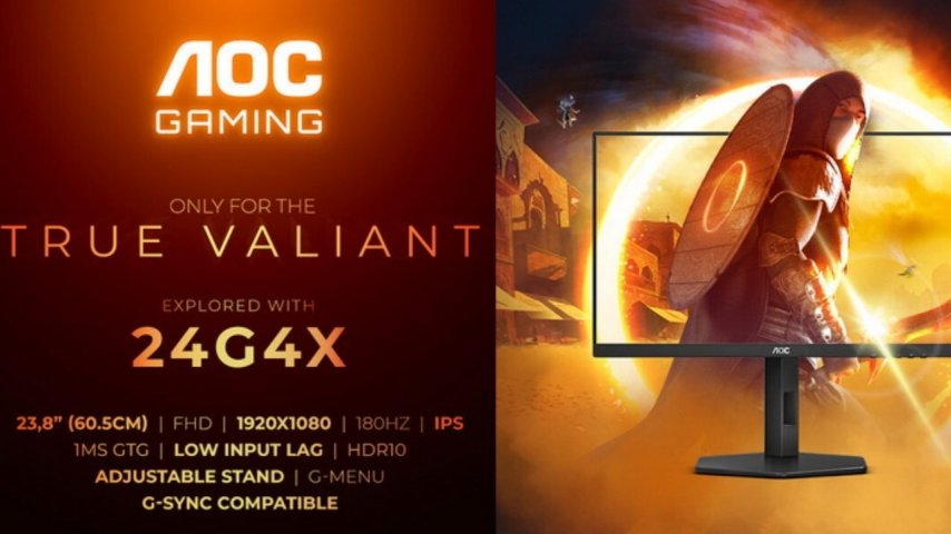 AOC, fiyat performans oyun monitörleri 24G4X ve 27G4X'i tanıttı