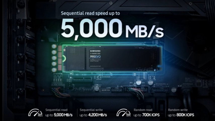 Samsung, PCIe 5.0'a sahip efsane bir SSD tanıttı