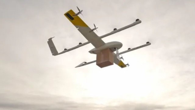 Google'ın kardeşi Wing, drone'larının yükünü 2 katına çıkarıyor