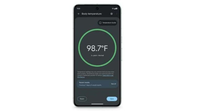 Olur mu demeyin oldu! Pixel 8 Pro artık ateş ölçüyor
