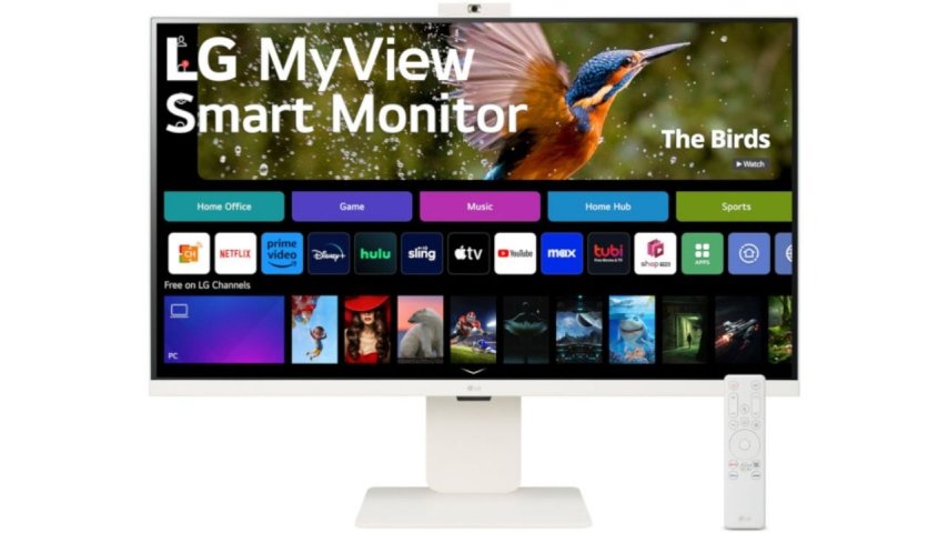 LG, WebOS çalıştıran üçlü akıllı 32 inç 4K monitörü duyurdu