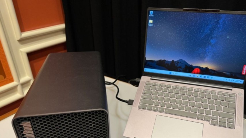 Lenovo, masaüstü ekran kartlarını notebooklara bağlayacak teknolojiyi tanıttı