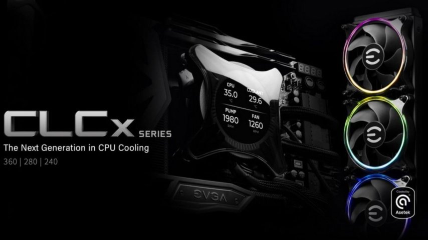 EVGA, ARGB fanlarıyla güncellenmiş CLCx LSS'yi tanıttı