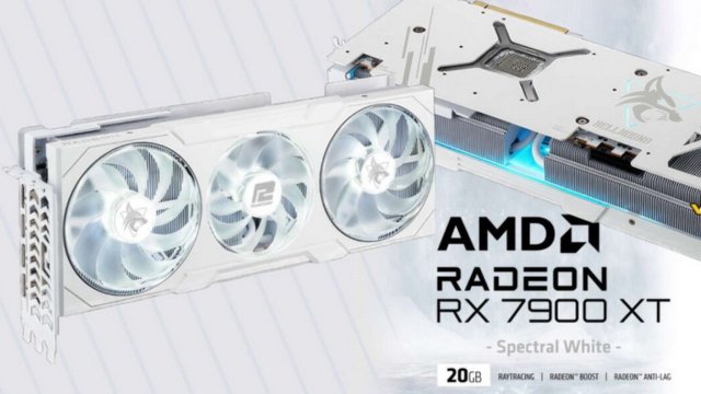 PowerColor'un yeni ekran kartı Radeon RX 7900 XT Hellhound Spectral White Edition tanıtıldı