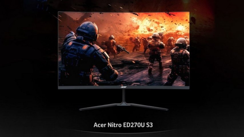 Acer, hem kavisli hem ucuz 27 inçlik oyun monitörünü tanıttı