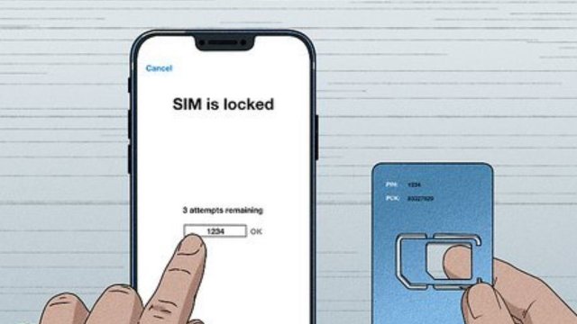 SIM kart kilidi (PIN ve PUK) Öğrenme ve Değiştirme