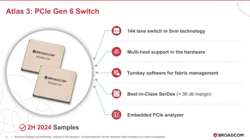 Broadcom, AMD Infinity Fabric desteğiyle PCIe 6.0/7.0 için çipler hazırlıyor