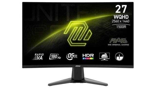 MSI, kavisli oyuncu monitörü MAG 27CQ6F'yi tanıttı