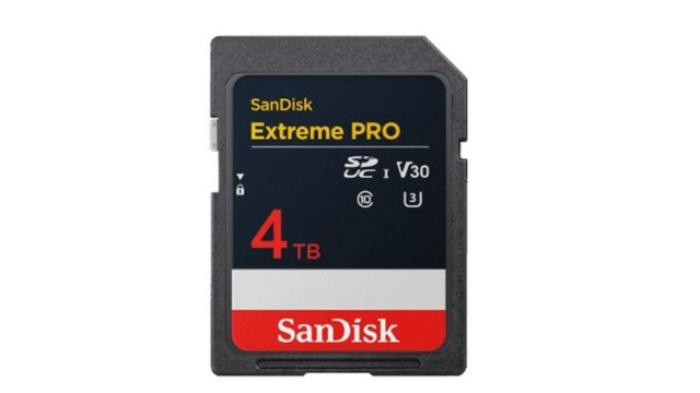 Dünyanın ilk 4TB SD hafıza kartı tanıtıldı