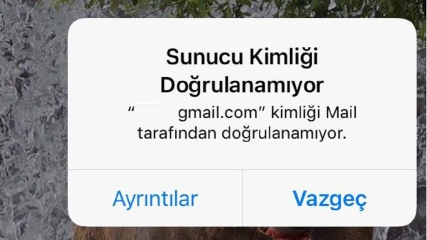 iPhone'da ‘Sunucu Kimliği Doğrulama’ Hatası Nasıl Giderilir?